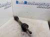Front drive shaft, left from a Peugeot 206 (2A/C/H/J/S), 1998 / 2012 1.4 XR,XS,XT,Gentry, Hatchback, Petrol, 1,360cc, 55kW (75pk), FWD, TU3JP; KFW, 2000-08 / 2005-03, 2CKFW; 2AKFW 2005