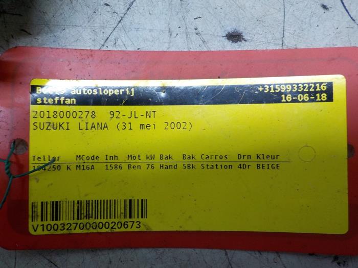 Przelacznik swiatel z Suzuki Liana (ERC/ERD/RH4) 1.6 MPi 16V 2002