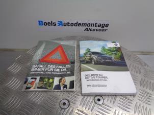 Used Instruction Booklet BMW 2 serie Active Tourer (F45) 220d 2.0 TwinPower Turbo 16V Price € 20,00 Margin scheme offered by Boels Autodemontage