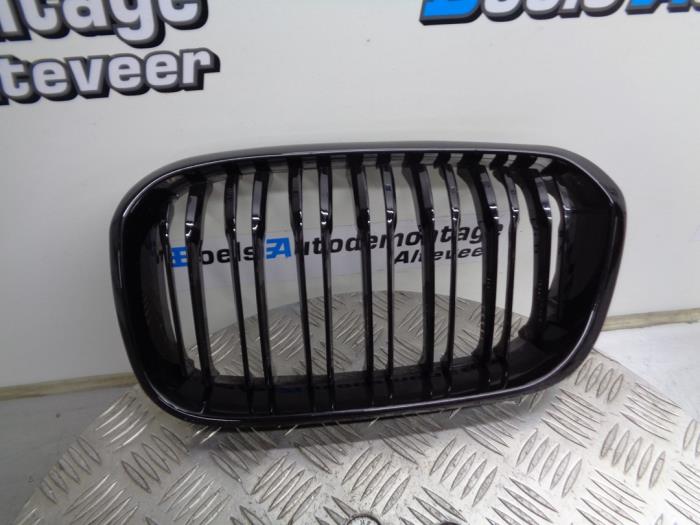 Używane Grill BMW 1 serie (F20) 118i 1.5 TwinPower 12V Cena € 25,00 Procedura marży oferowane przez Boels Autodemontage