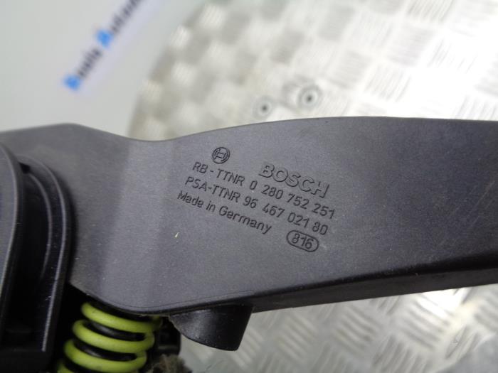 Accelerator pedal Peugeot 307 0280752251 Boels Autodemontage