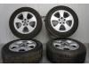 Set of sports wheels + winter tyres from a Volvo V70 (BW), 2007 / 2016 1.6 DRIVe 16V, Combi/o, Diesel, 1.560cc, 80kW (109pk), FWD, D4164T, 2009-07 / 2011-12, BW76 2010