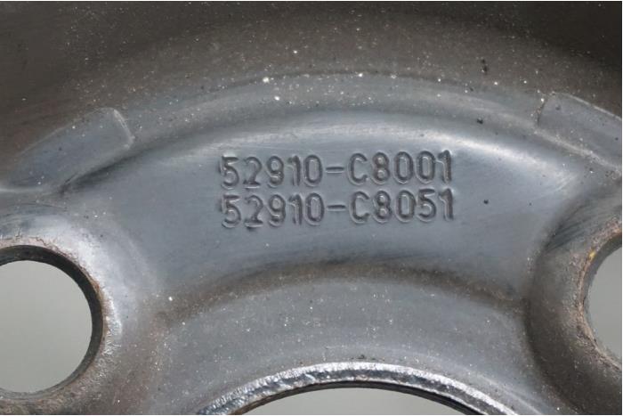 Wheel from a Hyundai i20 (GBB) 1.2i 16V 2016