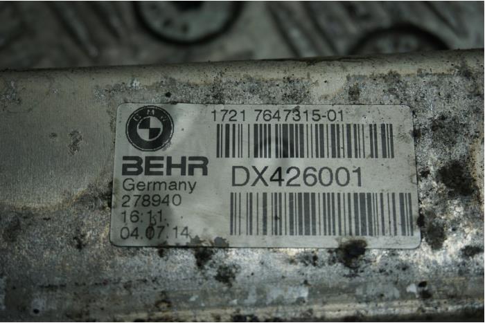 Ölkühler van een BMW X5 (F15) xDrive 35i 3.0 2015