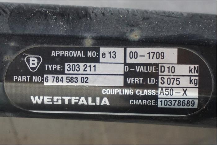 Anhängerkupplung BMW 3 serie Touring 320i 16V - 678458302 WESTFALIA