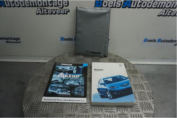 Używane Instrukcja Mazda 3 Sport (BK) 1.6i 16V Cena € 20,00 Procedura marży oferowane przez Boels Autodemontage