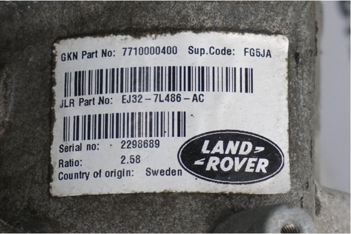Rozdzielcza skrzynia biegów 4x4 z Land Rover Range Rover Evoque (LVJ/LVS) 2.2 SD4 16V 2014