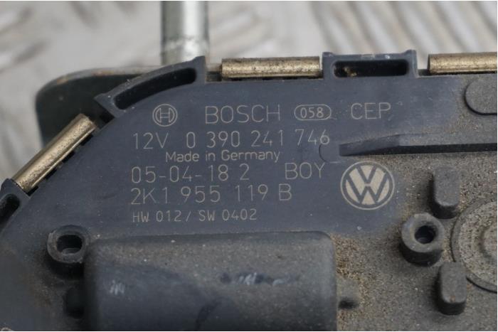 Scheibenwischermotor+Mechanik van een Volkswagen Touran (1T1/T2) 1.9 TDI 105 Euro 3 2005