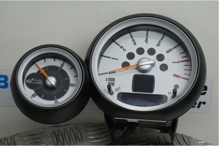 Używane Obrotomierz Mini Mini Open (R57) 1.6 16V Cooper Cena € 60,00 Procedura marży oferowane przez Boels Autodemontage