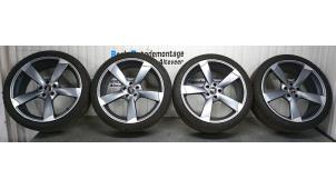 Used Set of sports wheels + winter tyres Audi S4 Avant (B8) 3.0 TFSI V6 24V Price € 750,00 Margin scheme offered by Boels Autodemontage