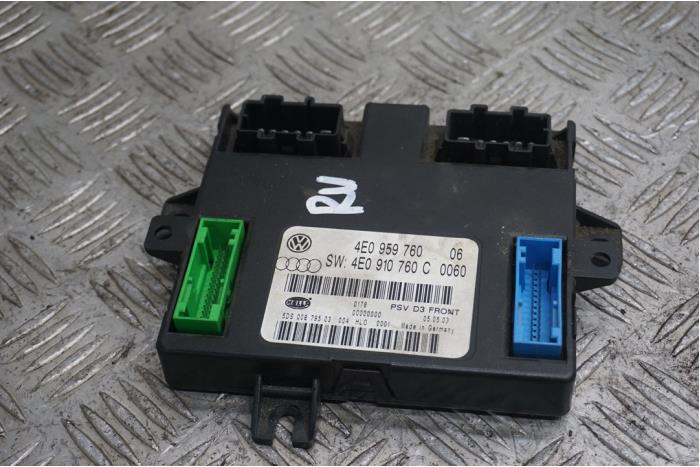 Begagnade Sätesdator Audi A8 (D3) 4.0 TDI V8 32V Quattro Pris € 90,00 Marginaltabell erbjuds av Boels Autodemontage