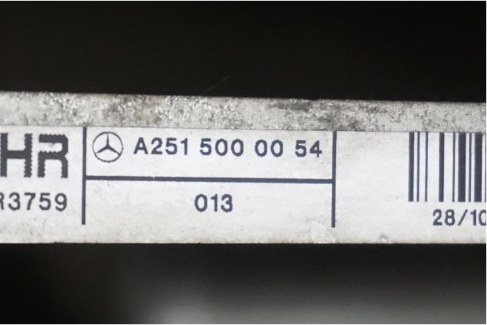Klima Kondensor van een Mercedes-Benz ML II (164/4JG) 3.0 ML-320 CDI 4-Matic V6 24V 2009