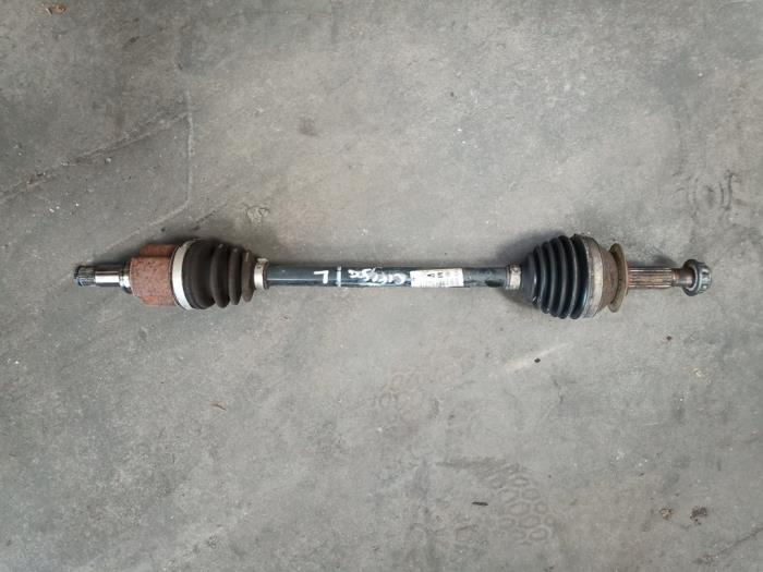 Front drive shafts, left with engine code 77 stock