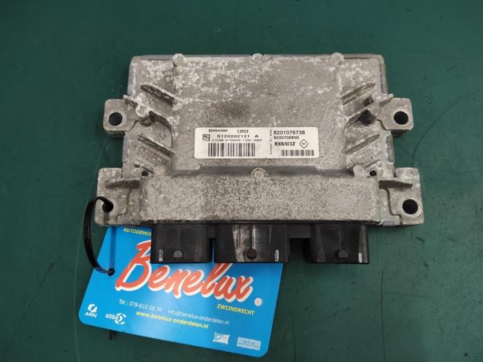 Engine management computer Renault Twingo II (CN), 2007 / 2014 1.2 16V, Hatchback, 2-dr, Petrol, 1.149cc, 55kW (75pk), FWD, D4F764; D4FE7, 2011-10 / 2014-09, CN01; CND1; CNF1; CNJ1; CNJ6; CNL1; CNL6 (Used)