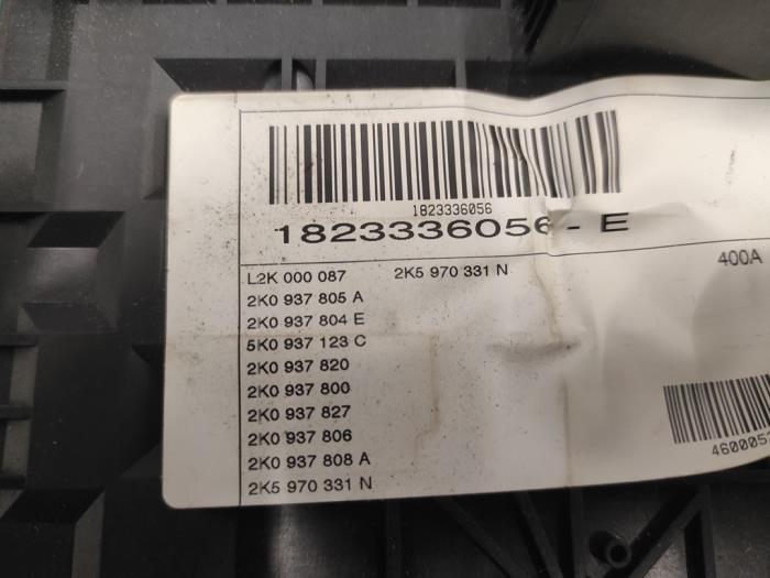Caja de fusibles de un Volkswagen Caddy IV 2.0 TDI 102 2018