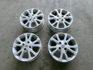 Used Set of wheels Nissan Pixo (D31S) 1.0 12V Price on request offered by Benelux Zwijndrecht B.V.