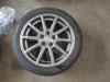 Sport rims set + tires from a Volkswagen Polo IV (9N1/2/3) 1.4 16V 2008