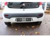Rear bumper from a Peugeot 107, 2005 / 2014 1.0 12V, Hatchback, Petrol, 998cc, 50kW (68pk), FWD, 384F; 1KR, 2005-06 / 2014-05, PMCFA; PMCFB; PNCFA; PNCFB 2010