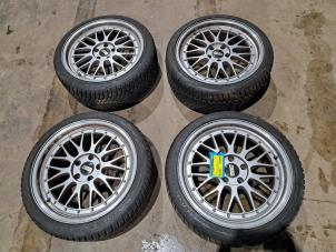 Used Set of sports wheels + winter tyres Audi A4 Avant (B6) 2.4 V6 30V Price on request offered by Benelux Zwijndrecht B.V.