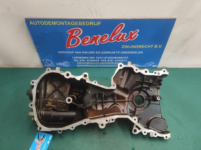 Timing cover from a Seat Ibiza IV SC (6J1) 1.2 12V 2013