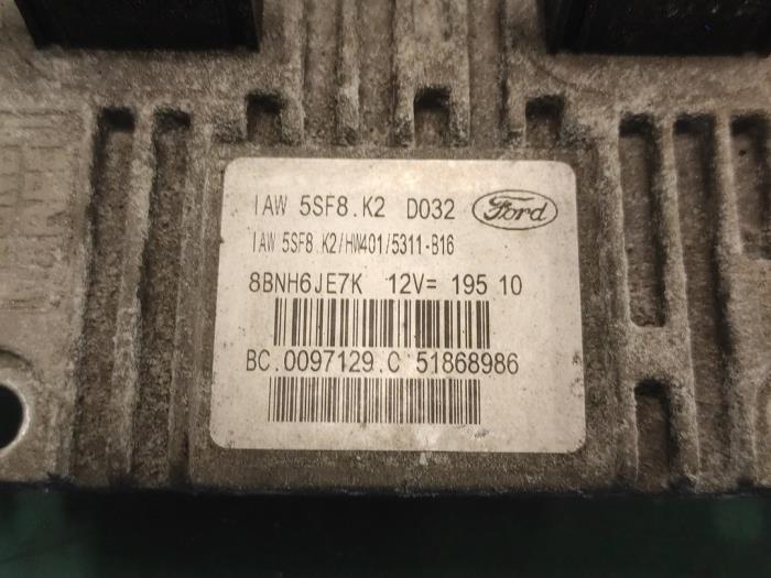Ordinateur gestion moteur d'un Ford Ka II 1.2 2010