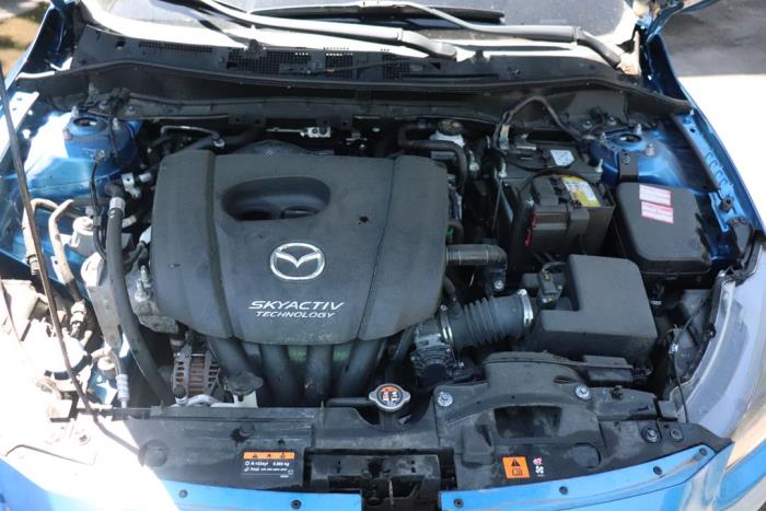 Getriebe Mazda 2 (DJ/DL), 2014 1.5 SkyActiv-G 90, Fließheck, Benzin, 1.496cc, 66kW (90pk), FWD, P5Y6; P5Y5; P5Y8; P5X0; P5X2, 2014-08, DJ6H5; DJ16H5; DJ16HD (Gebraucht)