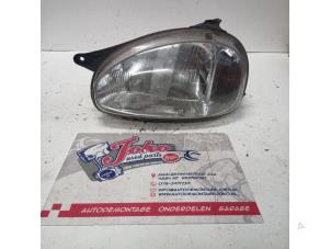 Used Headlight, left Opel Corsa B (73/78/79) 1.4i Price on request offered by Autodemontage Joko B.V.