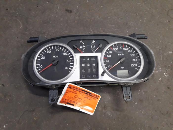Instrument panel from a Renault Clio II (BB/CB) 1.4 16V 2003