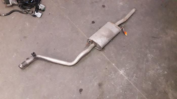Exhaust rear silencer from a Volkswagen Golf III Variant (1H5) 1.4 1997