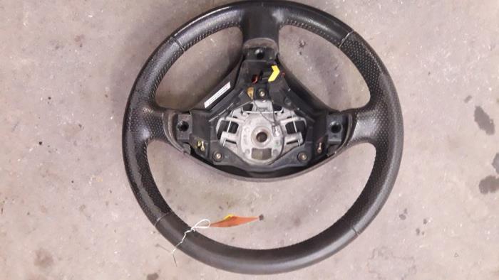 Steering wheel from a Peugeot 307 Break (3E) 1.6 HDi 90 16V 2006