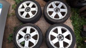 Used Set of sports wheels + winter tyres Audi A4 Avant (B6) 1.9 TDI PDE 130 Price on request offered by Autodemontage Joko B.V.