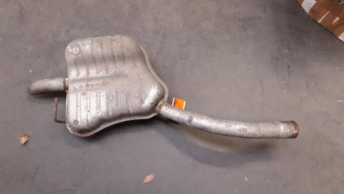 Exhaust rear silencer from a Ford Mondeo IV Wagon 1.8 TDCi 125 16V 2009