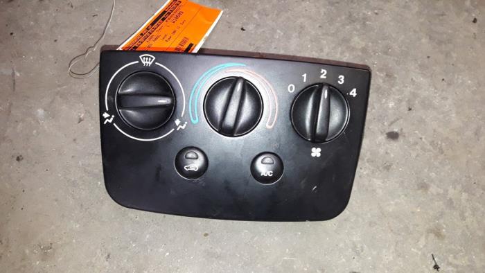 Heater control panel from a Ford Fiesta 4 1.3i 1997
