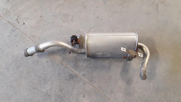 Exhaust rear silencer from a Seat Arosa (6H1) 1.4 MPi 1999