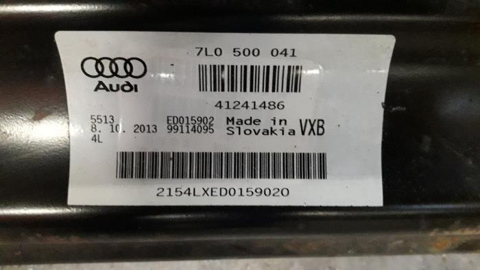 Faux châssis d'un Audi Q7 (4LB) 3.0 TDI V6 24V 2013