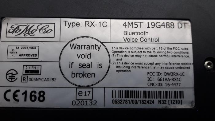 Module Bluetooth d'un Ford Focus 2 1.8 TDCi 16V 2006