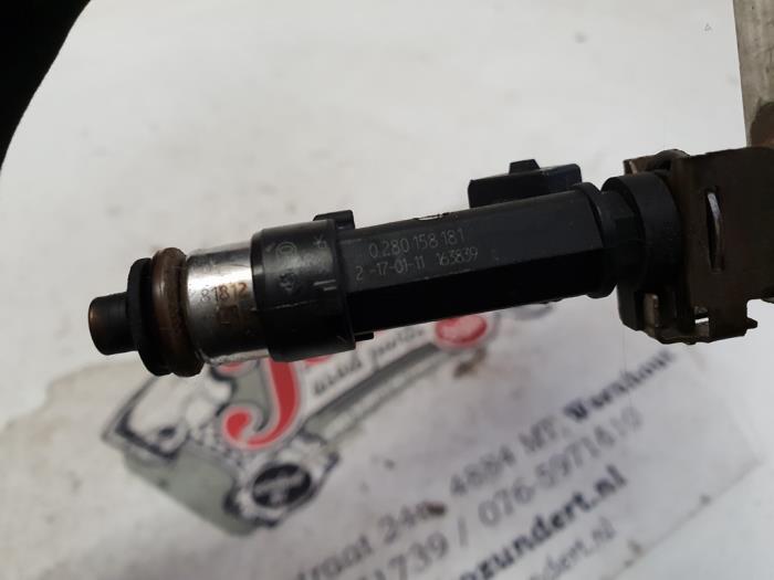 Injector (petrol injection) Opel Meriva 1.4 16V Ecotec - 0280158181 ...