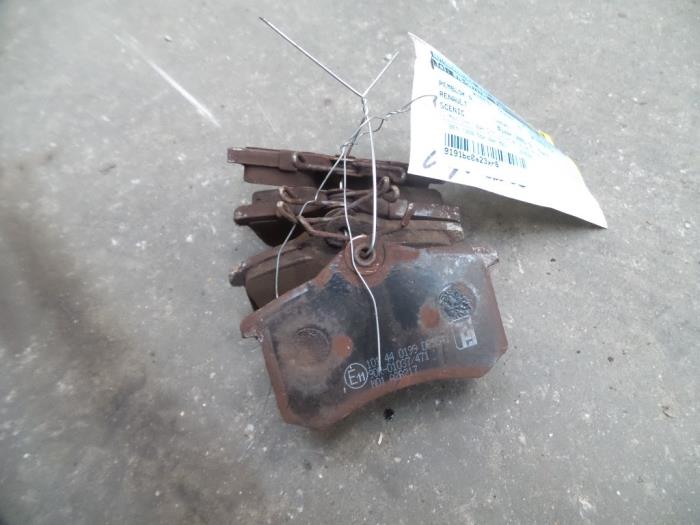 Renault Scenic Rear brake pads stock