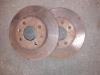 Front brake disc from a Renault Clio II (BB/CB), 1998 / 2016 1.4 16V Si, Hatchback, Petrol, 1.390cc, 70kW (95pk), FWD, K4J712; K4J713, 1999-10 / 2004-09, BB0L; CB0L 2000