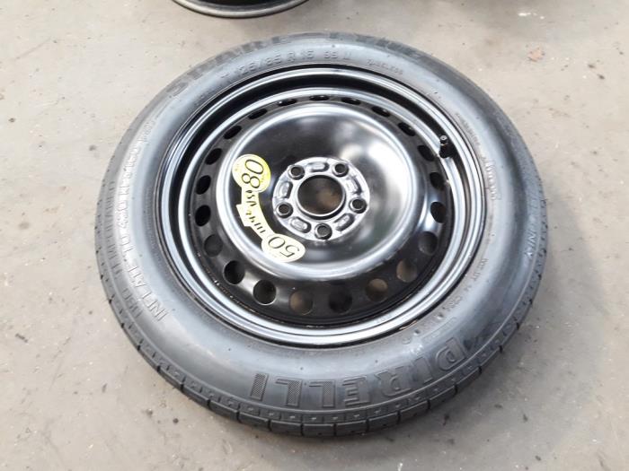 Spare wheel from a Volvo V50 (MW) 1.8 16V 2009