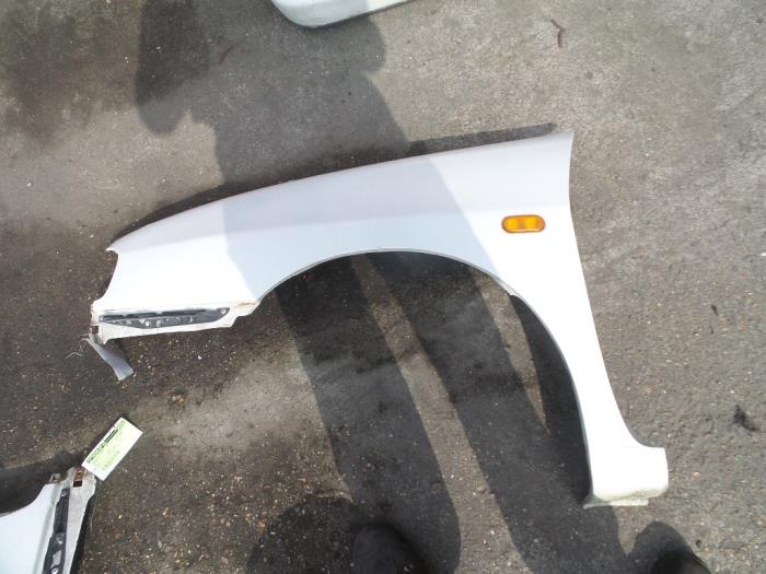 Front wing, left from a Volkswagen Caddy II (9K9A) 1.9 SDI 2001