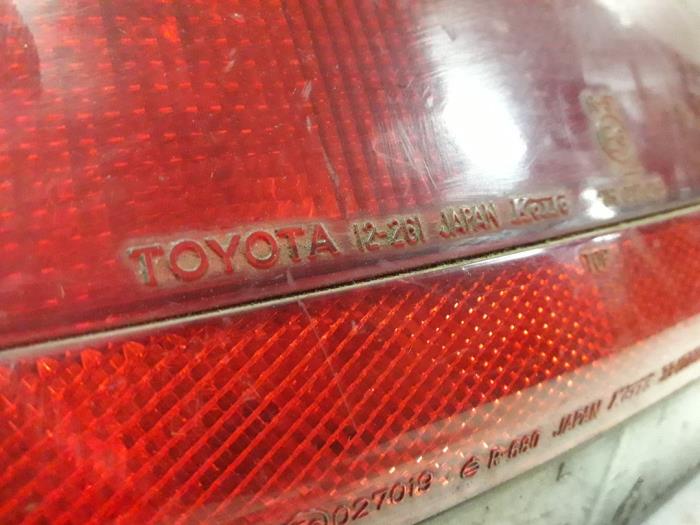 Taillight, left from a Toyota Corolla (E9) 1.3 XLi 12V 1990