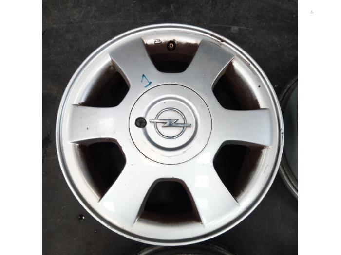 2l Opel Rims Set of sports wheels Opel Agila 1.2 16V - 0020804 Alloy OPEL