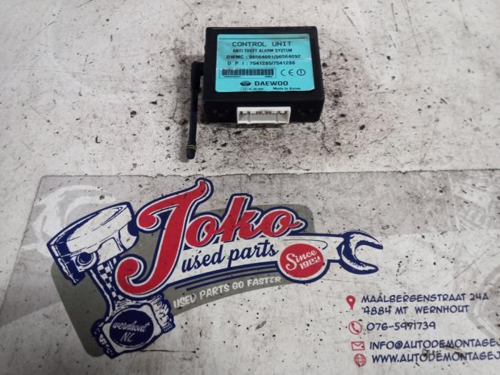 Używane Modul alarmu Chevrolet Matiz 1.0 Cena na żądanie oferowane przez Autodemontage Joko B.V.