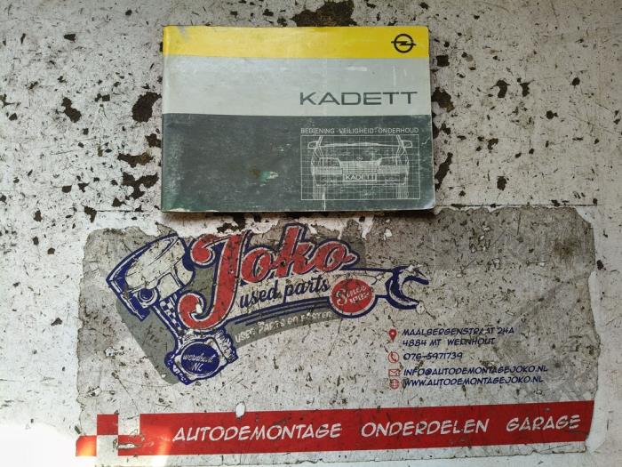 Używane Instrukcja Opel Kadett Cena na żądanie oferowane przez Autodemontage Joko B.V.