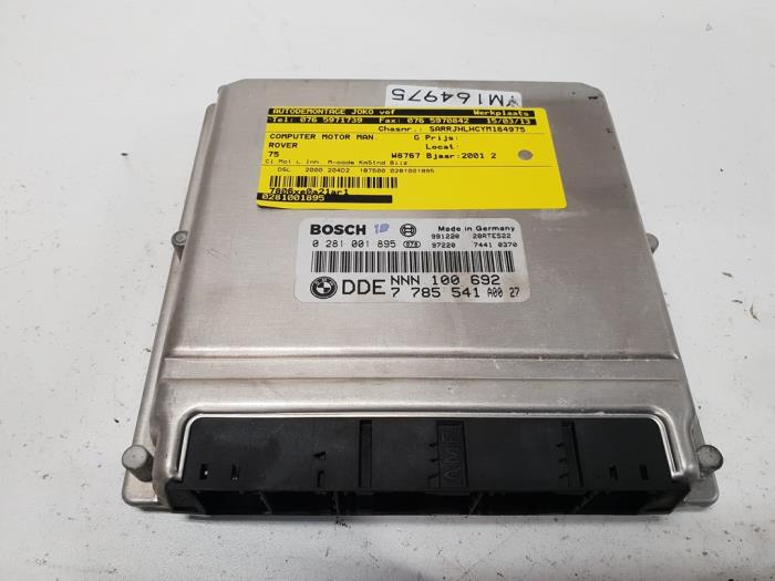 Used Engine management computer Rover 75 2.0 CDTi 16V Price on request offered by Autodemontage Joko B.V.