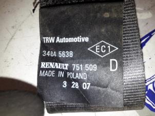 Used Front seatbelt, right Renault Clio III (BR/CR) 1.2 16V 65 Price on request offered by Autodemontage Joko B.V.
