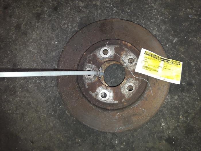 Rear brake disc from a Ford Mondeo III 2.0 16V 2002