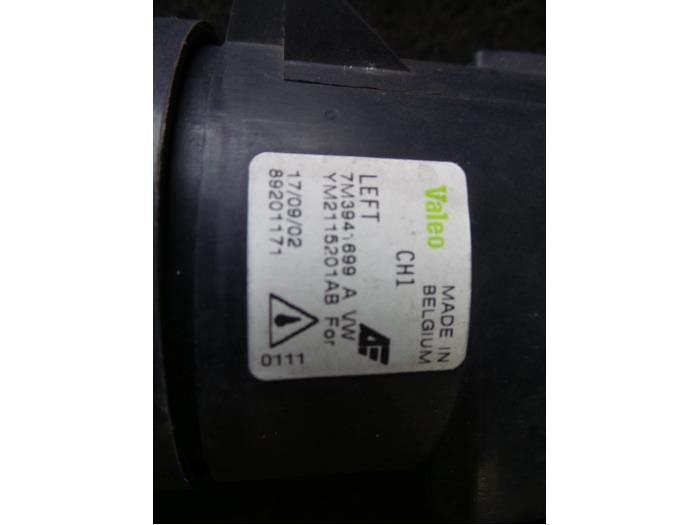 Używane Halogen lewy Ford Galaxy (WGR) 1.9 TDI Cena na żądanie oferowane przez Autodemontage Joko B.V.