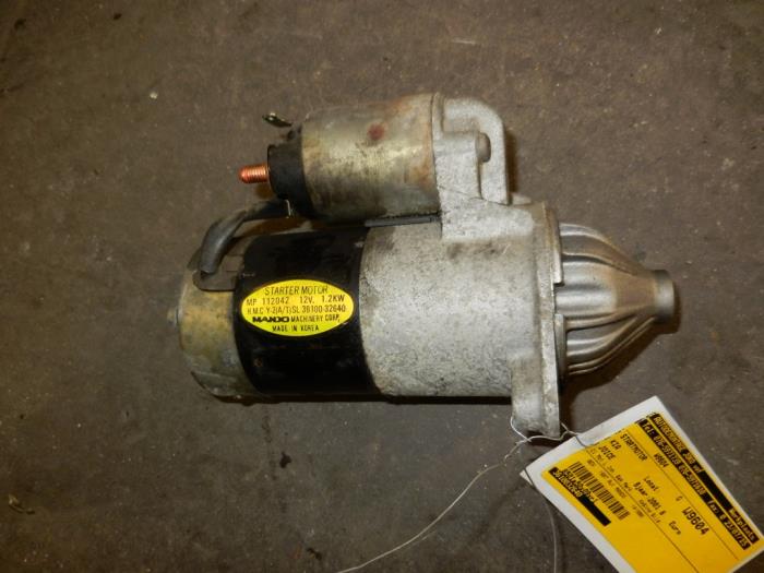 Used Starter Kia Joice 2.0 16V Price on request offered by Autodemontage Joko B.V.